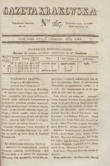 Gazeta Krakowska. 1831, nr 267