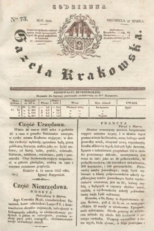 Codzienna Gazeta Krakowska. 1833, nr 73