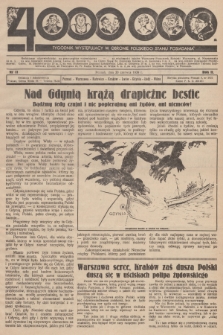 4000000 : tygodnik wystepujący w obronie polskiego stanu posiadania. R. 2, 1939, nr 11