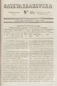 Gazeta Krakowska. 1831, nr 282