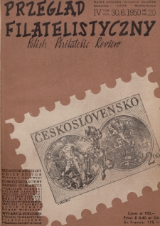 Przegląd Filatelistyczny = Polish Philatelic Review. T. 4, 1950, nr 20