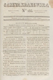 Gazeta Krakowska. 1831, nr 286