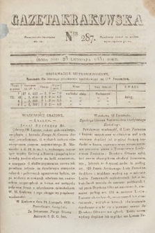 Gazeta Krakowska. 1831, nr 287