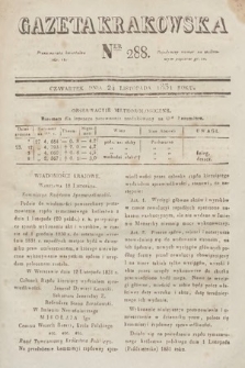 Gazeta Krakowska. 1831, nr 288
