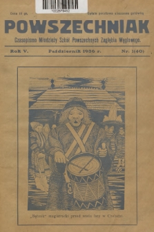 Powszechniak : czasopismo Młodzieży Szkół Powszechnych Zagłębia Węglowego. R.5, 1936, nr 1 (40)