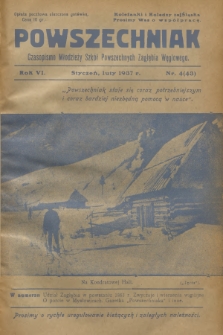 Powszechniak : czasopismo Młodzieży Szkół Powszechnych Zagłębia Węglowego. R.6, 1937, nr 4 (43)