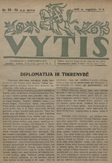 Vytis. 1928, nr 13-14