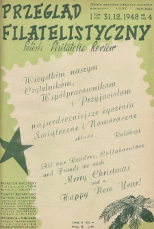 Przegląd Filatelistyczny = Polish Philatelic Review. T. 1, 1948/1949, nr 4