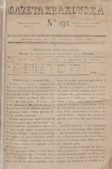 Gazeta Krakowska. 1831, nr 292