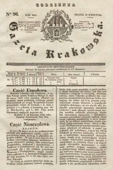 Codzienna Gazeta Krakowska. 1833, nr 96