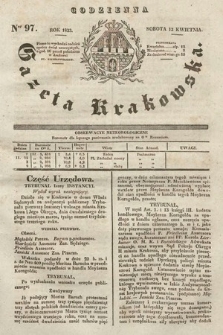 Codzienna Gazeta Krakowska. 1833, nr 97