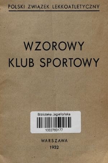 Wzorowy klub sportowy / Polski Związek Lekkoatletyczny
