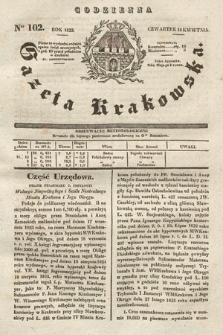 Codzienna Gazeta Krakowska. 1833, nr 102