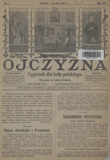 Ojczyzna : tygodnik dla ludu polskiego. 1914, nr 1