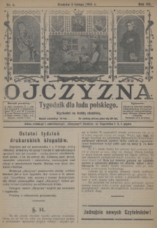 Ojczyzna : tygodnik dla ludu polskiego. 1914, nr 6