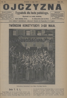 Ojczyzna : tygodnik dla ludu polskiego. 1914, nr 18 [po konfiskacie]