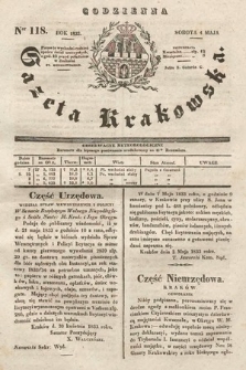 Codzienna Gazeta Krakowska. 1833, nr 118