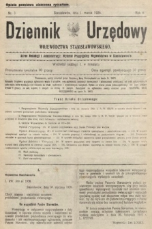 Dziennik Urzędowy Województwa Stanisławowskiego. 1926, nr 3