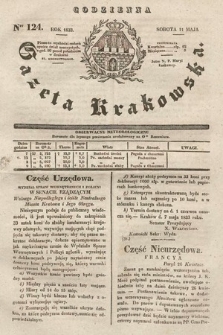 Codzienna Gazeta Krakowska. 1833, nr 124