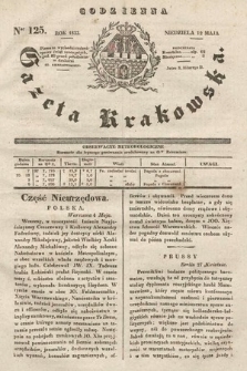 Codzienna Gazeta Krakowska. 1833, nr 125