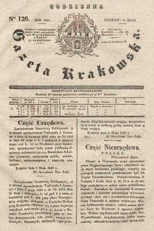 Codzienna Gazeta Krakowska. 1833, nr 126