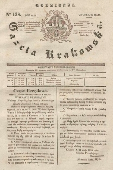 Codzienna Gazeta Krakowska. 1833, nr 138