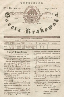 Codzienna Gazeta Krakowska. 1833, nr 141