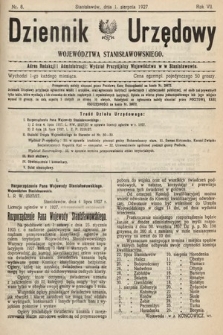 Dziennik Urzędowy Województwa Stanisławowskiego. 1927, nr 8
