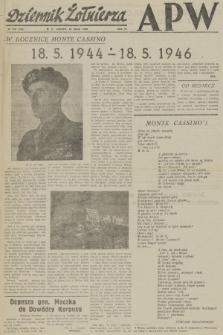 Dziennik Żołnierza APW. R.4, 1946, nr 118