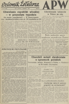 Dziennik Żołnierza APW. R.4, 1946, nr 135