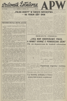Dziennik Żołnierza APW. R.4, 1946, nr 137