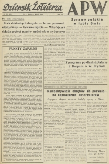 Dziennik Żołnierza APW. R.4, 1946, nr 157