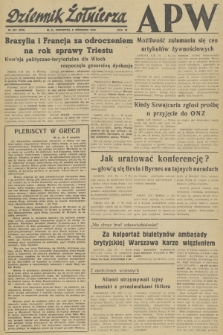 Dziennik Żołnierza APW. R.4, 1946, nr 212