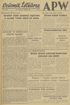 Dziennik Żołnierza APW. R.4, 1946, nr 219