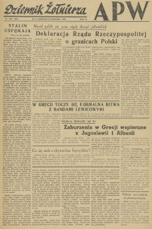 Dziennik Żołnierza APW. R.4, 1946, nr 230