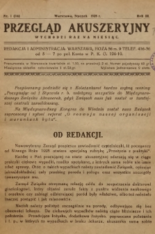 Przegląd Akuszeryjny. R.3, 1928, nr 1 (16)