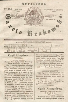 Codzienna Gazeta Krakowska. 1833, nr 152