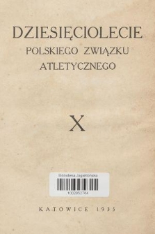 Dziesięciolecie Polskiego Związku Atletycznego