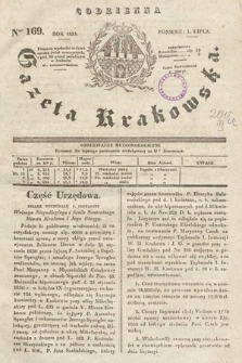 Codzienna Gazeta Krakowska. 1833, nr 169