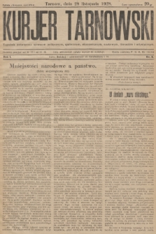 Kurjer Tarnowski : tygodnik poświęcony sprawom politycznym, społecznym, ekonomicznym, naukowym, literackim i artystycznym. R. 1, 1928, nr 8