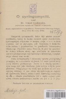 O syringomyelli