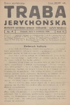 Trąba Jerychońska : miesięcznik poświęcony sprawom wychowania i kultury narodowej. R. 2, 1924, nr 6
