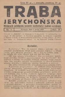 Trąba Jerychońska : miesięcznik poświęcony sprawom wychowania i kultury narodowej. R. 2, 1924, nr 7