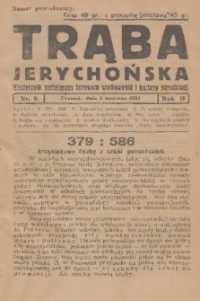 Trąba Jerychońska : miesięcznik poświęcony sprawom wychowania i kultury narodowej. R. 2, 1924, nr 8