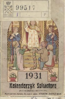 Kalendarzyk Salwatora : dla kochanej młodzieży. R. 6, 1931