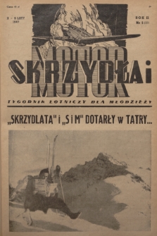 Skrzydła i Motor : tygodnik lotniczy. R. 2, 1947, nr 5