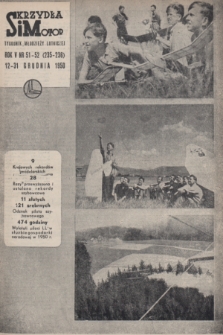 Skrzydła i Motor : tygodnik młodzieży lotniczej. R. 5, 1950, nr 51-52