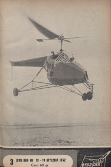 Skrzydła i Motor. R. 7, 1952, nr 3
