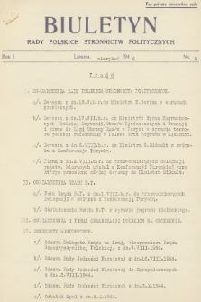 Biuletyn Rady Polskich Stronnictw Politycznych. R.1, 1946, nr 2