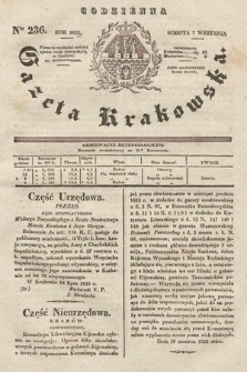 Codzienna Gazeta Krakowska. 1833, nr 236